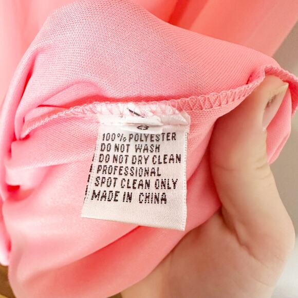 Kanali K Womens Dress Pink Melon Bridesmaid Gown NEW Unaltered - Picture 5 of 7